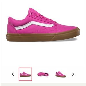hot pink old skool vans
